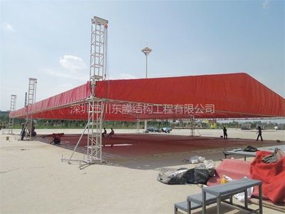 深圳舞臺(tái)篷布定制服務(wù) 小舞臺(tái)遮陽防水篷布設(shè)計(jì)安裝一體化解決方案
